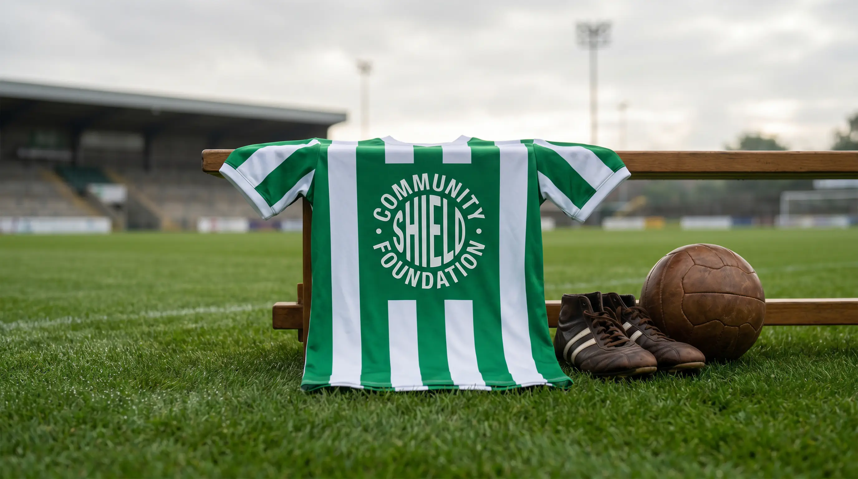 Football shirt mock-up showing a non-gambling replacement sponsor brand