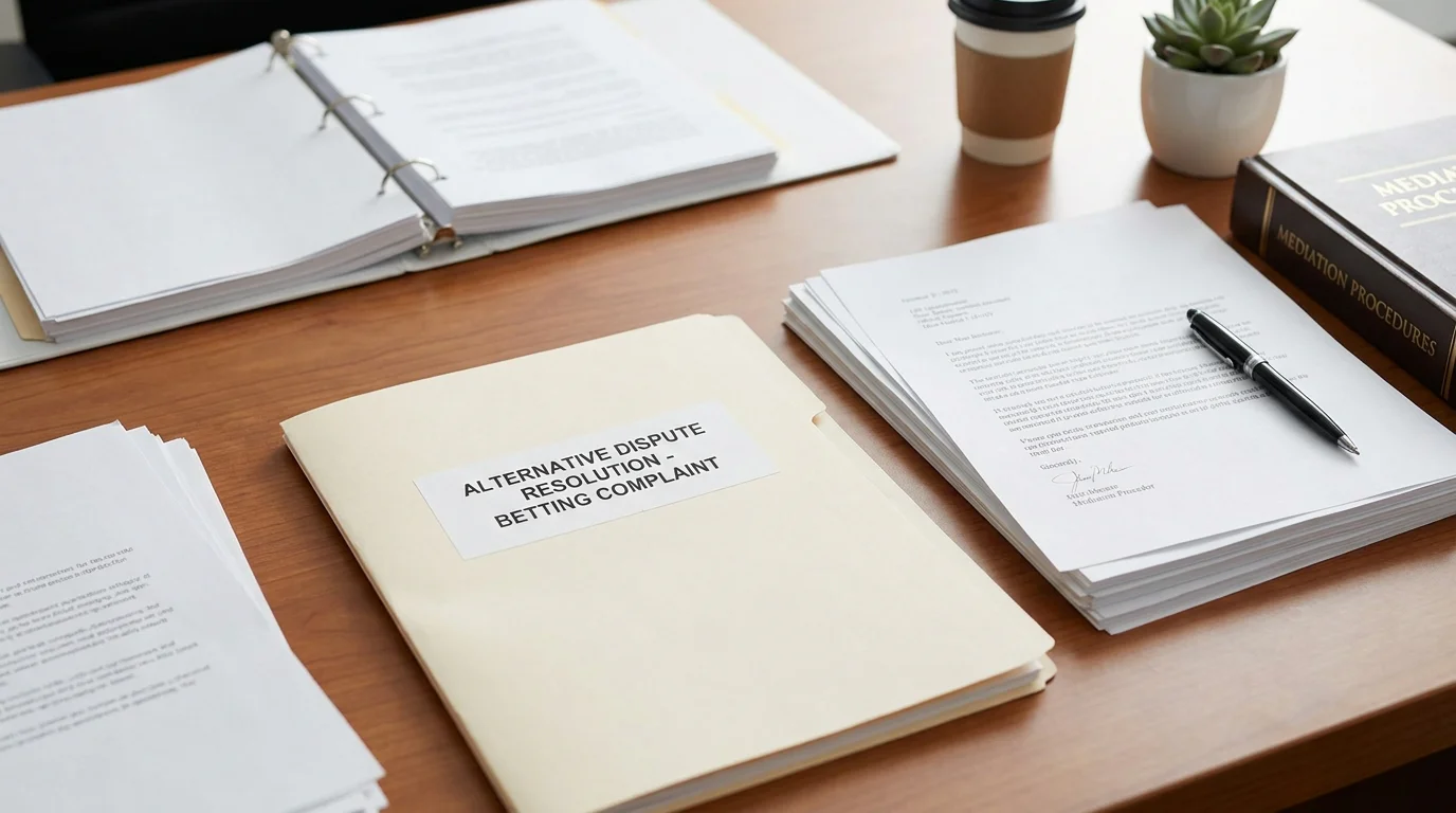 Alternative dispute resolution documentation for a betting complaint