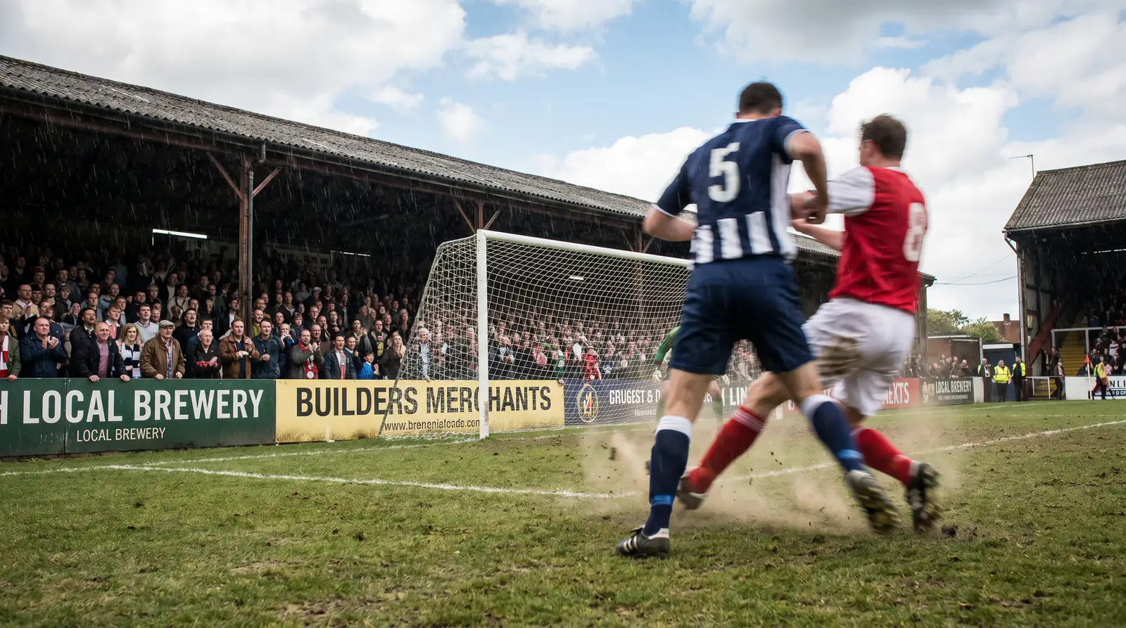 League Two promotion contenders competing in a tight match