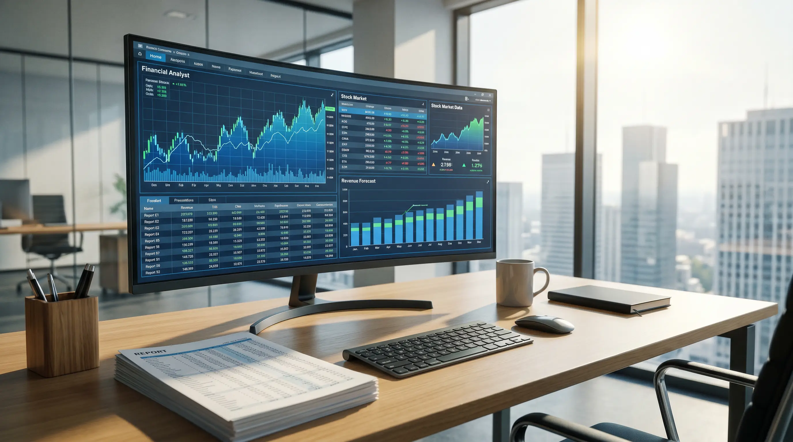 UK gambling market revenue statistics and growth data displayed on analytical dashboard screens