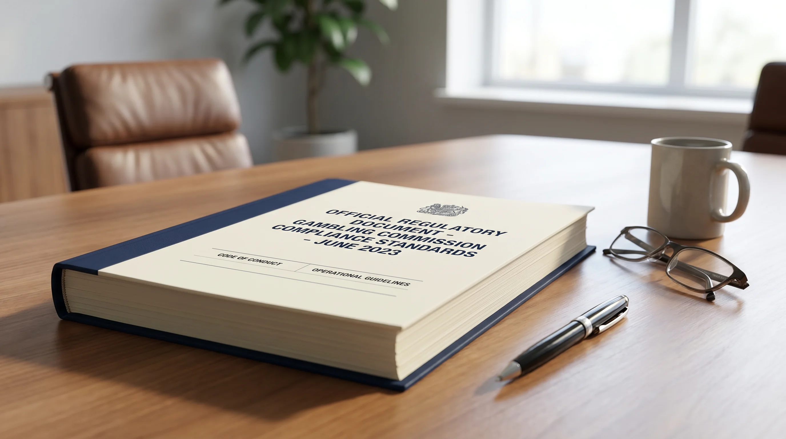 Official regulatory document with Gambling Commission compliance standards